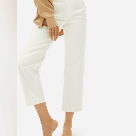 Everlane Denim - Everlane Women's Cropped Jeans in Bone Size 6